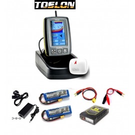 Echosondeur TOSLON TF640 avec GPS pour bateau amorceur