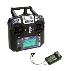 Radiocommande 6 voies flysky avec recepteur 6 voies