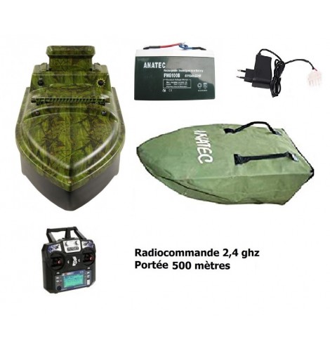 Anatec Bateau Amorceur Maxboat + Télécommande DE-SR07 ANCED3002