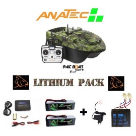 Bateau amorceur anatec pac boat batteries lithium