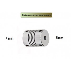 Accouplement rigide 5mm par 4mm