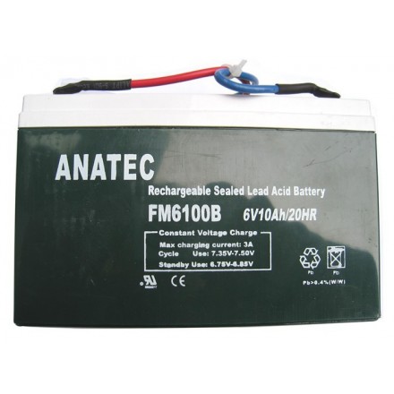 batterie anatec 6V 10 ah