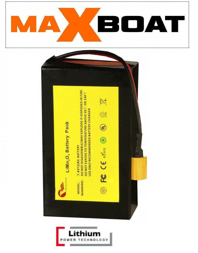 Batterie lithium 12ah pour anatec maxboat -  Le plus  grand choix d'amorceurs