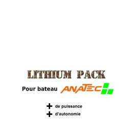 Pack batteries lipo pour anatec monocoque et catamaran