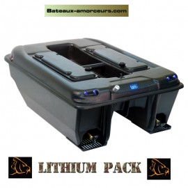 Catamaran tackle bateau amorceur lipo/lithium